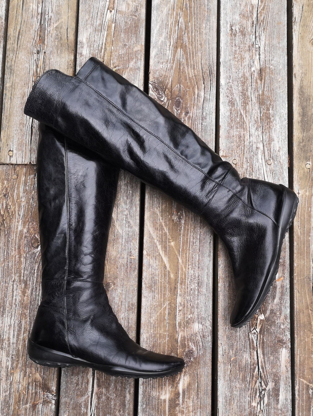 Artica tall leather boots